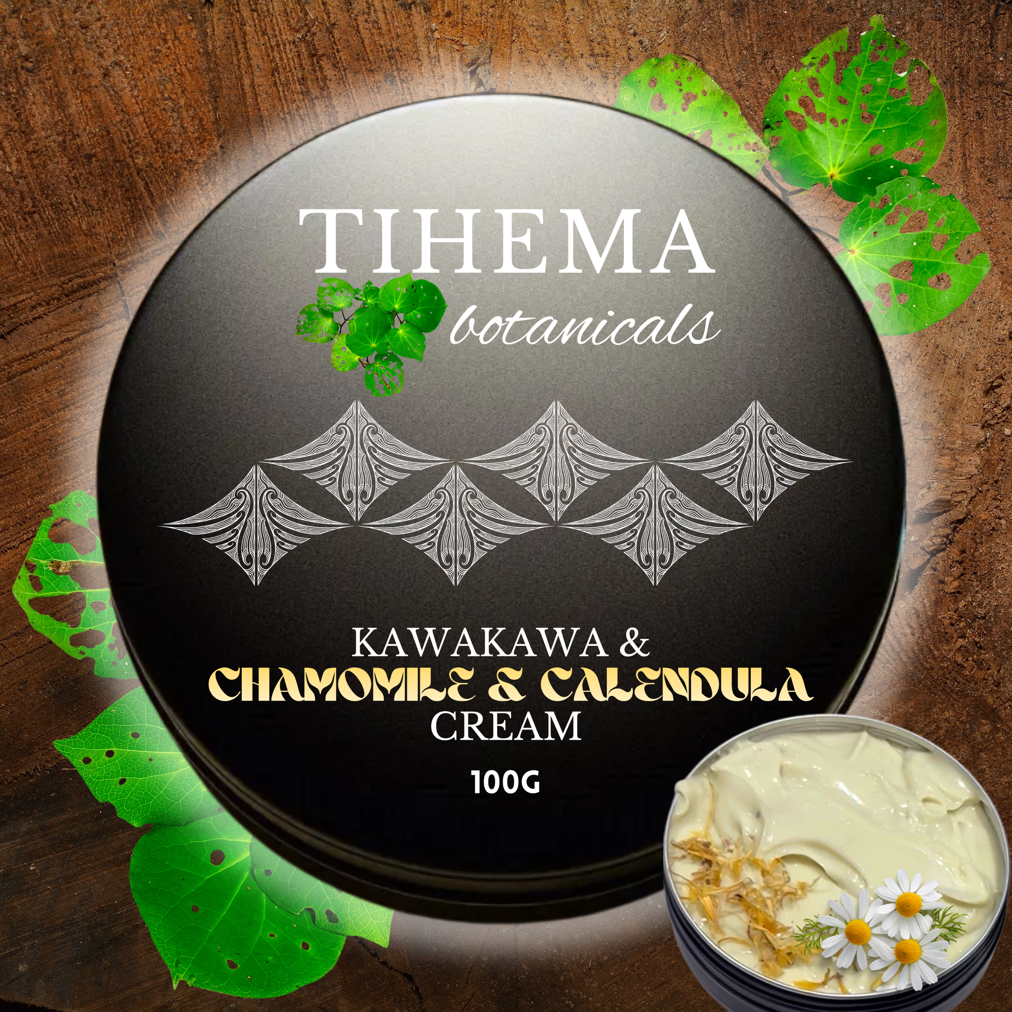 Kawakawa, Chamomile & Calendula Body Butter - 100g